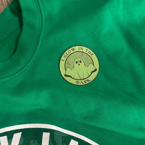 Stranger Things Hawkins High School Green Sweater - Picture 2 of 3